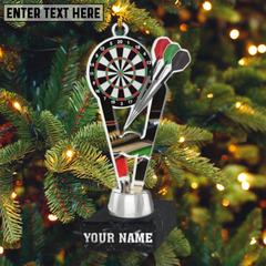 Maxcorners Custom Name Dart Ornament, Christmas Gift Decoration