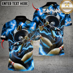 Maxcorners Venom Strike Edition Bowling Multicolor Customized Name, Team Name 3D Shirts