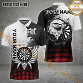 Maxcorners Darts Eagle Wing Target Multicolor Options Personalized Name, Team Name 3D Shirt (4 Colors)