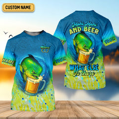 Maxcorners Mahi Mahi Fishing Shirt, Fishing SPF Shirt For Men, Gift For Fisherman, Fishing Shirts For Men