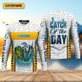 Maxcorners Catch Of The Day Funny Fishing Shirts For Men, SPF Shirt For Men, Funny Fishing Shirt, Gift For Fisherman