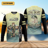 Maxcorners Let Down Your Nets Camouflage Fishing Shirts, Christian Fishing SPF Shirt For Men, Presents For Fishermen