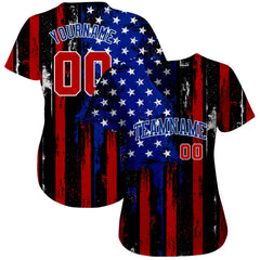 Maxcorners Custom Camo Black-Old Gold 3D Salute To Service American Flag Premium Baseball Jersey LM0210