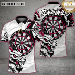 Maxcorners Dragon Dartboard Purple Strike Multioptions Personalized Name, Team Name Unisex 3D Shirt (4 Colors)