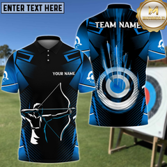 Maxcorners Cyber Strike Archery Personalized Name 3D Shirt