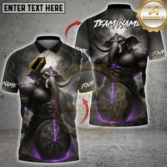 Maxcorners Darts War Elephant Electric Multicolor Customized Name, Team Name 3D Shirts