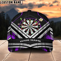 Maxcorners Darts Cyberpunk Multicolor Option Personalized Name 3D Cap