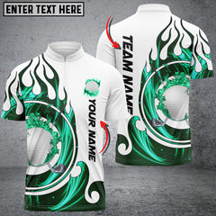 Maxcorners Golf Fire Blaster Multicolor Option Customized Name 3D Shirt