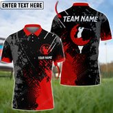 Maxcorners Golf Paint Color Style Multicolor Option Customized Name 3D Shirt