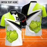 Maxcorners Tennis Fire Ball Line Pattern Multicolor Options Customized Name 3D Shirt ( 4 Colors )