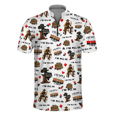 Maxcorners Texas Hold’em Poker Shirt - I’m All In Funny Cowboy Tee - Big Pair Card Game T-Shirt for MenLM1009