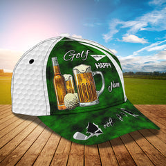 Maxcorners 3D Classic Cap Golf Personalized Name Cap LM0402