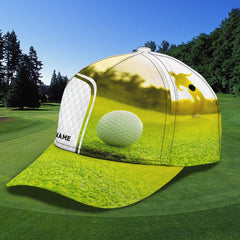 Maxcorners 3D Classic Cap Golf 4 Personalized Name Cap LM0402