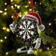 Maxcorners Darts Christmas Ornament, Personalized Ornament 2D Flat LM2211