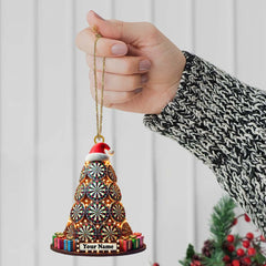 Maxcorners Custom Name Dart Ornament, Christmas Gift Decoration6 2D Flat LM2211