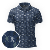 Maxcorners On Repeat - Slate Night Golf Polo Shirt