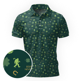 Maxcorners Green Luck Legend Golf Polo Shirt