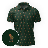 Maxcorners Forest Putt Ritual Golf Polo Shirt