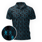 Maxcorners On Repeat - Deep Teal Golf Polo Shirt