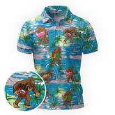 Maxcorners Beach Break Bigfoot Golf Polo Shirt