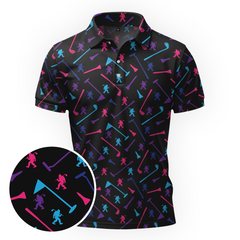 Maxcorners Neon Fairway Riot Golf Polo Shirt