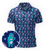 Maxcorners Midnight Party Golfer Golf Polo Shirt