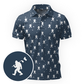 Maxcorners Silent Bigfoot Club Golf Polo Shirt