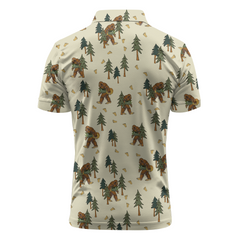 Maxcorners Sasquatch Foraging Trip Golf Polo Shirt