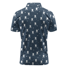 Maxcorners Silent Bigfoot Club Golf Polo Shirt