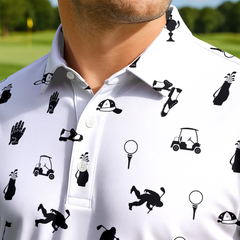 Maxcorners Legend Golf Signals Golf Polo Shirt