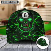 Maxcorners Personalized Billiards Skull Cap (8 colors)