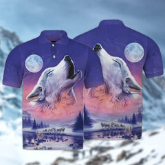 Maxcorners Purple Wolf Painting