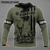 Maxcorners Customized Name Hunting 4 3D Design All Over Printed