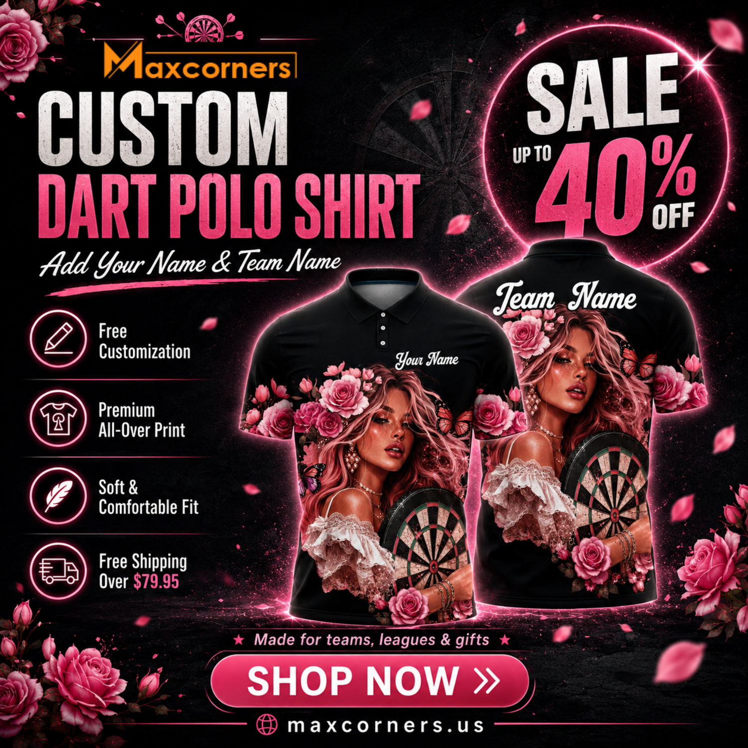 COLLECTION DARTS 3D SHIRTS