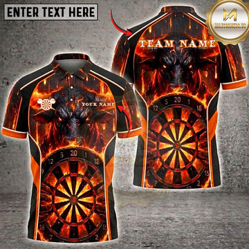 Maxcorners Darts Dark Beast Electric Dartboard Multiple Options Personalized Name, Team Name 3D Shirt