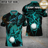 Maxcorners Golf Spider Flame Personalized Name, Team Name 3D Shirt (6 Colors)