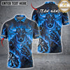 Maxcorners Darts Charging Minotaur Lightning Design Multiple Options Personalized Name, Team Name 3D Shirt