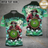 Maxcorners Golf Pirate Reaper Personalized Name, Team Name 3D Shirt (4 Colors)