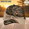 Maxcorners Hunting Skull Bowhunter Woodland Personalized 3D Cap
