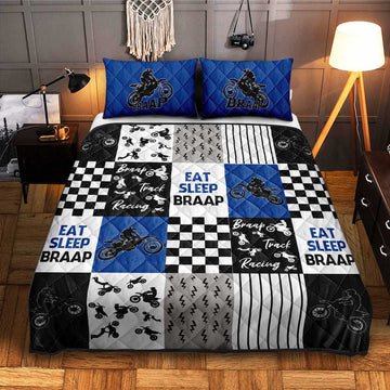 Maxcorners Motocross 32 Personalized Bedding Set