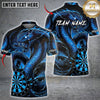 Maxcorners Darts Ocean Dragon Dartboard Multiple Options Personalized Name, Team Name 3D Shirt