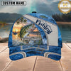 Maxcorners Fishing Ocean Sunset Personalized 3D Cap