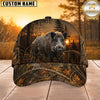 Maxcorners Hunting Sunset Target Woodland Camo Personalized 3D Cap