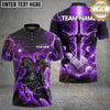 Maxcorners Golf Fantasy Knight Thunder Lightning Pattern Personalized Name, Team Name 3D Shirt (6 Colors)