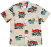 Maxcorners Muscle Car Road Stop Men's Hawaiian Shirt