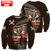 Maxcorners Deer Hunting Season Custom Name Shirt 3D All Over Printed Clothes