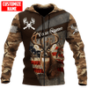 Maxcorners Deer Hunting Camo Season Custom Name Shirt 3D All Over Printed Clothes