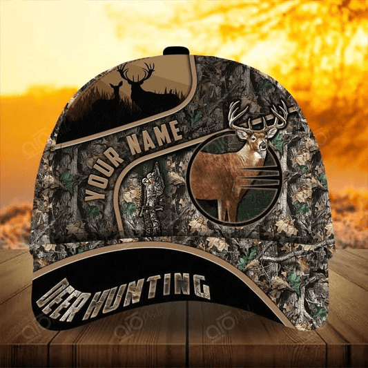 Maxcorners Deer Hunting Personalized Cap Multicolor Option