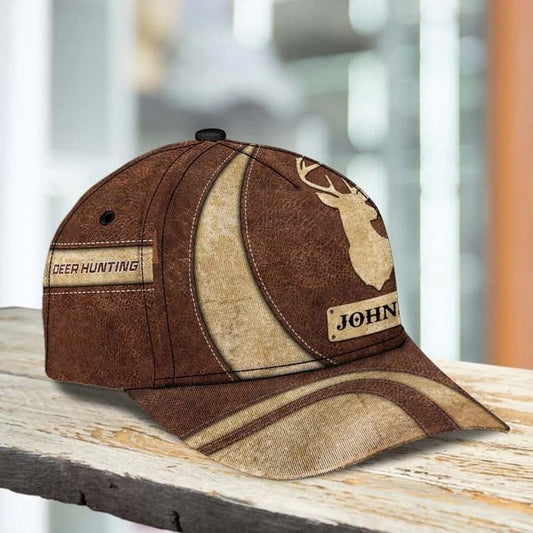 Maxcorners Deer Hunting Vintage Personalized Cap