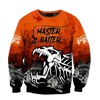 Maxcorners MASTER BAITER Fishing 3D Hoodie